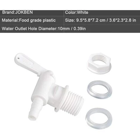 LLOVE Robinet D'embouteillage En Plastique Seau D'embouteillage Robinet De Remplacement De Valve De Robinet Pour Seau De Fermentation Homebrew Fabrication De Vin Bière 6 LLOVE Robinet D'embouteillage En Plastique Seau D'embouteillage Robinet De Remplacement De Valve De Robinet Pour Seau De Fermentation Homebrew Fabrication De Vin Bière – Image 4