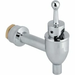 LLOVE Robinet De Bière En Cuivre Distributeur De Boissons Pour Camping Pique-Nique En Acier Inoxydable Remplacement Pour Bar à Vin De De Boisson Spigot (Chrome 12mm) -Promos Recuperation Magasin 64870475 2