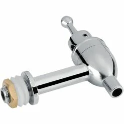 LLOVE Robinet De Bière En Cuivre Distributeur De Boissons Pour Camping Pique-Nique En Acier Inoxydable Remplacement Pour Bar à Vin De De Boisson Spigot (Chrome 12mm) -Promos Recuperation Magasin 64870475 3