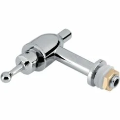 LLOVE Robinet De Bière En Cuivre Distributeur De Boissons Pour Camping Pique-Nique En Acier Inoxydable Remplacement Pour Bar à Vin De De Boisson Spigot (Chrome 12mm) -Promos Recuperation Magasin 64870475 4