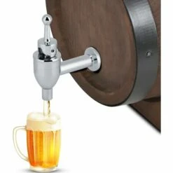 LLOVE Robinet De Bière En Cuivre Distributeur De Boissons Pour Camping Pique-Nique En Acier Inoxydable Remplacement Pour Bar à Vin De De Boisson Spigot (Chrome 12mm) -Promos Recuperation Magasin 64870475 5