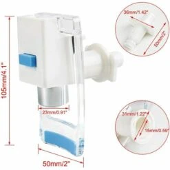 LLOVE Refroidisseur Eau Robinet Plastique Distributeur Eau Nettoyer Robinet Convient Adaptateur Universel Chaud Froid Eau Robinet Remplacement Bleu 2 Pcs 10 LLOVE Refroidisseur Eau Robinet Plastique Distributeur Eau Nettoyer Robinet Convient Adaptateur Universel Chaud Froid Eau Robinet Remplacement Bleu 2 Pcs -Promos Recuperation Magasin 64871486 4