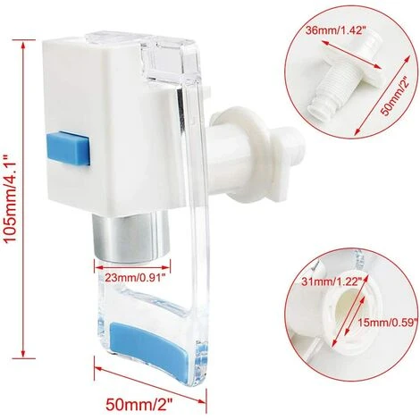 LLOVE Refroidisseur Eau Robinet Plastique Distributeur Eau Nettoyer Robinet Convient Adaptateur Universel Chaud Froid Eau Robinet Remplacement Bleu 2 Pcs 6 LLOVE Refroidisseur Eau Robinet Plastique Distributeur Eau Nettoyer Robinet Convient Adaptateur Universel Chaud Froid Eau Robinet Remplacement Bleu 2 Pcs – Image 4