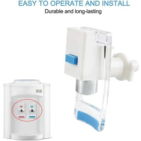 LLOVE Refroidisseur Eau Robinet Plastique Distributeur Eau Nettoyer Robinet Convient Adaptateur Universel Chaud Froid Eau Robinet Remplacement Bleu 2 Pcs 7 LLOVE Refroidisseur Eau Robinet Plastique Distributeur Eau Nettoyer Robinet Convient Adaptateur Universel Chaud Froid Eau Robinet Remplacement Bleu 2 Pcs – Image 5