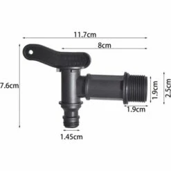 MèREÉTERNEL Robinet Cuve Plastique,Adaptateur De Boîte De Rangement D'eau IBC,Adaptateur Robinet Tuyau Arrosage,pour Recuperateur Eau De Pluie, Avec Joint, Contre-écrou Et Raccord De Robinet, 3/4" (1PCS) Ternel 8 MèREÉTERNEL Robinet Cuve Plastique,Adaptateur De Boîte De Rangement D'eau IBC,Adaptateur Robinet Tuyau Arrosage,pour Recuperateur Eau De Pluie, Avec Joint, Contre-écrou Et Raccord De Robinet, 3/4" (1PCS) Ternel -Promos Recuperation Magasin 65335194 2