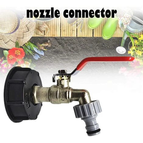 CESIèCLEFOU Robinet Cuve S60X6 IBC Raccord Robinet Avec Raccord De Tuyau 1/2" , Adaptateur De Réservoir De Vidange, Pour Robinet De Jardin, Pour D'adaptateur De Cuve (1 Pièce)Lefou 7 CESIèCLEFOU Robinet Cuve S60X6 IBC Raccord Robinet Avec Raccord De Tuyau 1/2" , Adaptateur De Réservoir De Vidange, Pour Robinet De Jardin, Pour D'adaptateur De Cuve (1 Pièce)Lefou – Image 5