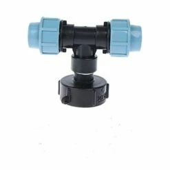 KAEJYIUT Adaptateur De Réservoir, Réservoir D'eau IBC S60X6 Avec Connecteur En Polyéthylène MDPE De 25 Mm, Compatible Avec Les Conteneurs IBC Standard Britanniques Et Européens