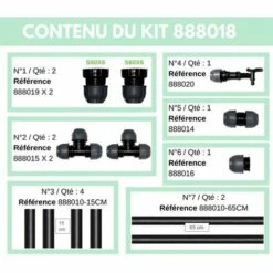 MULTICUVES Kit Raccordement 2 Cuves Eau 1000 L - S60X6 / S60X6 -Promos Recuperation Magasin 6591637 4
