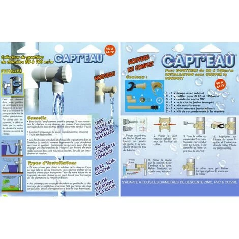 MULTICUVES Kit Collecteur Eau De Pluie CAPT'EAU - Sable 5 MULTICUVES Kit Collecteur Eau De Pluie CAPT'EAU - Sable – Image 3