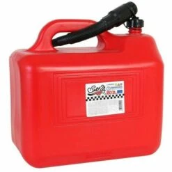 BRICOMARTEAU Réservoir De Carburant Avec Entonnoir Self 20 L Rouge