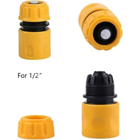 Deckon Jeu De Raccords Pour Tuyaux De Jardin En Plastique Y Compris Connecteur à Dégagement Rapide Raccord De Robinet à Raccord Fileté 1/2 '' 3/4 'et Connecteur De Robinet Rond Pour Jardin Et Maison 5 Deckon Jeu De Raccords Pour Tuyaux De Jardin En Plastique Y Compris Connecteur à Dégagement Rapide Raccord De Robinet à Raccord Fileté 1/2 '' 3/4 'et Connecteur De Robinet Rond Pour Jardin Et Maison – Image 3