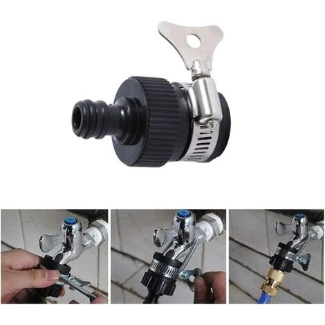 Deckon Jeu De Raccords Pour Tuyaux De Jardin En Plastique Y Compris Connecteur à Dégagement Rapide Raccord De Robinet à Raccord Fileté 1/2 '' 3/4 'et Connecteur De Robinet Rond Pour Jardin Et Maison 7 Deckon Jeu De Raccords Pour Tuyaux De Jardin En Plastique Y Compris Connecteur à Dégagement Rapide Raccord De Robinet à Raccord Fileté 1/2 '' 3/4 'et Connecteur De Robinet Rond Pour Jardin Et Maison – Image 5