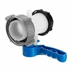 JOORRT Vanne Papillon De Rechange Pour Cuve IBC Jusqu'à 1000 L Ou Citerne, Avec Adaptateur Pour Bride DN50 (75 Mm, Aluminium) -Promos Recuperation Magasin 66165013 3