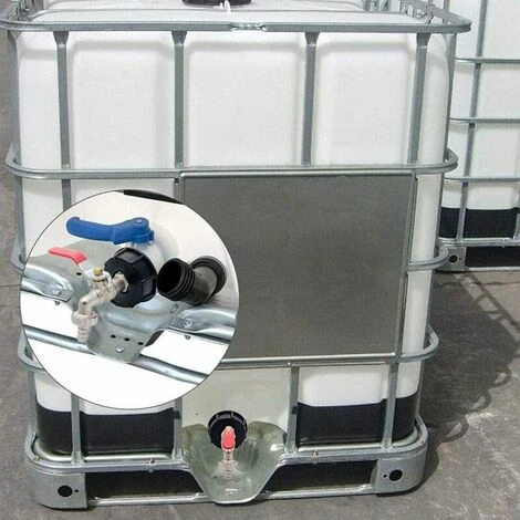 JOORRT Adaptateur IBC 1000L Adaptateur De Réservoir IBC Adaptateur De Réservoir S60X6 Robinet De Jardin En Laiton 1.27cm Raccord De Tuyau De Mazout 6 JOORRT Adaptateur IBC 1000L Adaptateur De Réservoir IBC Adaptateur De Réservoir S60X6 Robinet De Jardin En Laiton 1.27cm Raccord De Tuyau De Mazout – Image 4