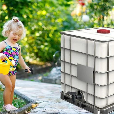 YEURIé Robinet Cuve Plastique,Adaptateur De Boîte De Rangement D'eau IBC,Adaptateur Robinet Tuyau Arrosage,pour Recuperateur Eau De Pluie, Recuperateur D Eau De Pluie, 3/4" 7 YEURIé Robinet Cuve Plastique,Adaptateur De Boîte De Rangement D'eau IBC,Adaptateur Robinet Tuyau Arrosage,pour Recuperateur Eau De Pluie, Recuperateur D Eau De Pluie, 3/4" – Image 5