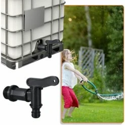 Robinet Cuve Plastique,Adaptateur De Boîte De Rangement D'eau IBC,Adaptateur Robinet Tuyau Arrosage,pour Recuperateur Eau De Pluie, Avec Joint, Contre-écrou Et Raccord De Robinet, 3/4" (2PCS) Ephé 9 Robinet Cuve Plastique,Adaptateur De Boîte De Rangement D'eau IBC,Adaptateur Robinet Tuyau Arrosage,pour Recuperateur Eau De Pluie, Avec Joint, Contre-écrou Et Raccord De Robinet, 3/4" (2PCS) Ephé -Promos Recuperation Magasin 66342234 3