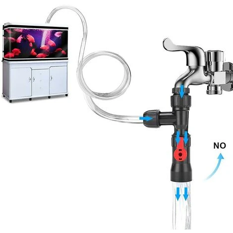 BAICCCF Robinet De Cuve De Récupération D'eau 1 Pièces Auto Aquarium Changeur D'eau Kit Adaptateur De Robinet Pompe De Changement D'eau Outils De Nettoyage Nettoyeur De Réservoir De Poisson 3 BAICCCF Robinet De Cuve De Récupération D'eau 1 Pièces Auto Aquarium Changeur D'eau Kit Adaptateur De Robinet Pompe De Changement D'eau Outils De Nettoyage Nettoyeur De Réservoir De Poisson