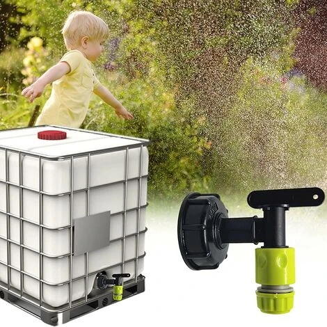 BAICCCF Robinet De Cuve De Récupération D'eau One Pie 1000l Robinet De Réservoir En Plastique Avec Connecteur De Tuyau D'arrosage, Adaptateur De Robinet De Réservoir Ibc, Connecteur Fileté 3/4 Pouce Pour Collecteur D'eau De Pluie, Réservoir De Carburant (a) 6 BAICCCF Robinet De Cuve De Récupération D'eau One Pie 1000l Robinet De Réservoir En Plastique Avec Connecteur De Tuyau D'arrosage, Adaptateur De Robinet De Réservoir Ibc, Connecteur Fileté 3/4 Pouce Pour Collecteur D'eau De Pluie, Réservoir De Carburant (a) – Image 4