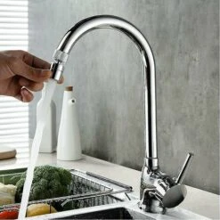 BAICCCF Robinet De Cuve De Récupération D'eau 2pcs 360 Pivotant Robinet Aérateur Laiton 2 Modes Réglable Robinet De Cuisine Filtre Barboteur Avec Adaptateur De Buse - Pour Robinets Avec Buse À Filetage Externe M22 Ou -Promos Recuperation Magasin 66995130 3