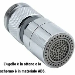 BAICCCF Robinet De Cuve De Récupération D'eau 2pcs 360 Pivotant Robinet Aérateur Laiton 2 Modes Réglable Robinet De Cuisine Filtre Barboteur Avec Adaptateur De Buse - Pour Robinets Avec Buse À Filetage Externe M22 Ou -Promos Recuperation Magasin 66995130 5