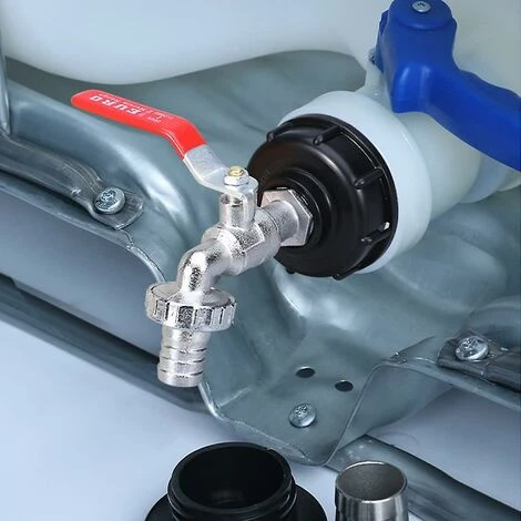 BAICCCF Robinet De Cuve De Récupération D'eau 1pcs Adaptateur De Réservoir Ibc 1/2 "connecteur Fileté, Collecteur D'eau De Pluie De Robinet De Réservoir De Robinet, Connecteur De Sortie De Robinet Robinet Robinet Raccords De Tuyau D'arrosage 15,4 * 8,1 Cm 7 BAICCCF Robinet De Cuve De Récupération D'eau 1pcs Adaptateur De Réservoir Ibc 1/2 "connecteur Fileté, Collecteur D'eau De Pluie De Robinet De Réservoir De Robinet, Connecteur De Sortie De Robinet Robinet Robinet Raccords De Tuyau D'arrosage 15,4 * 8,1 Cm – Image 5