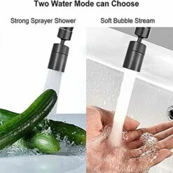 BAICCCF Robinet De Cuve De Récupération D'eau Aérateur De Robinet, Pivotant à 360 Degrés-2 Modes De Filtre De Robinet De Cuisine Réglable Pour Cuisine Salle De Bain, Avec Adaptateur 24 Mm Filetage Externe-22 Mm Interne 11 BAICCCF Robinet De Cuve De Récupération D'eau Aérateur De Robinet, Pivotant à 360 Degrés-2 Modes De Filtre De Robinet De Cuisine Réglable Pour Cuisine Salle De Bain, Avec Adaptateur 24 Mm Filetage Externe-22 Mm Interne -Promos Recuperation Magasin 66995268 5