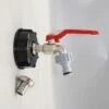 BAICCCF Robinet De Cuve De Récupération D'eau Pièces Adaptateur 1000, Adaptateur De Réservoir Ibc S60x6 Adaptateur De Réservoir Pour Robinet De Jardin En Laiton 1.27cm Tuyau De Mazout -Promos Recuperation Magasin 66995440 1