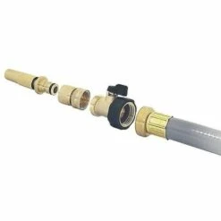 BAICCCF Robinet De Cuve De Récupération D'eau Connecteur De Tuyau D'arrosage En Laiton à Filetage Femelle 2 Pièces 3/4 Pouces Et Connecteur De Robinet En Laiton à Filetage Mâle Connecteur Rapide, Adaptateur De Robinet Fileté -Promos Recuperation Magasin 66995462 3