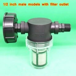 BAICCCF Robinet De Cuve De Récupération D'eau 1pcs 1/2 '' Filetage Extérieur Raccord De Robinet Réservoir 1000 L Joint De Tuyau D'arrosage Pour Collecteurs D'eau De Pluie Avec Fonction De Filtre, Adaptateur De Réservoir D'eau S60x6 Ibc 9 BAICCCF Robinet De Cuve De Récupération D'eau 1pcs 1/2 '' Filetage Extérieur Raccord De Robinet Réservoir 1000 L Joint De Tuyau D'arrosage Pour Collecteurs D'eau De Pluie Avec Fonction De Filtre, Adaptateur De Réservoir D'eau S60x6 Ibc -Promos Recuperation Magasin 66995480 4