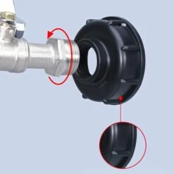 KARTOKNER Robinet Cuve Avec Adaptateur Robinet Arrosage, S60X6 IBC Raccord Robinet, Robinet De Jardin Pour Recuperateur Eau De Pluie (Mélangeur En Alliage 1/2" + Bec En Alliage) 11 KARTOKNER Robinet Cuve Avec Adaptateur Robinet Arrosage, S60X6 IBC Raccord Robinet, Robinet De Jardin Pour Recuperateur Eau De Pluie (Mélangeur En Alliage 1/2" + Bec En Alliage) -Promos Recuperation Magasin 67453473 5