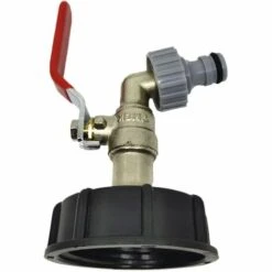 YOOUYIDA Adaptateur De Réservoir De Robinet IBC Adaptateur De Vidange De Qualité Alimentaire Pour Robinet De Réservoir Fourre-tout En Laiton 1/2, IBC Robinet Cuve -Promos Recuperation Magasin 67467107 3