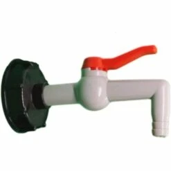 FLYME DN40/50 Raccord Robinet En Plastique Sortie 20mm 90 Degrés, Adaptateur De Réservoir De Vidange IBC, IBC Adaptateur De Réservoir/cuve,Robinet Sortie Cuve