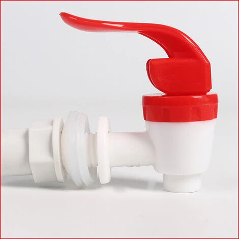 FLYME 3pcs Robinets De Distributeur D'eau En Plastique 12mm Fileté En Plastique Rouge Blanc 6 FLYME 3pcs Robinets De Distributeur D'eau En Plastique 12mm Fileté En Plastique Rouge Blanc – Image 4