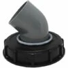 ENLENK Couvercle En Plastique De Tonne De Tonne 163mm 45 Degrés Eau De Pluie Couvercle De Couvercle De Couvercle De Couvercle De Couvercle De Couvercle De Chapeau De Couvercle Noir Noir, Tuyau De Jardin