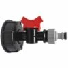 ENLENK Adaptateur Pour IBC, Raccord De Sortie Pour Réservoir D'eau De Jardin Avec Robinet Et Téton S60X6