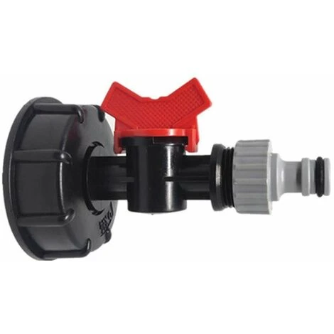 ENLENK Adaptateur Pour IBC, Raccord De Sortie Pour Réservoir D'eau De Jardin Avec Robinet Et Téton S60X6 3 ENLENK Adaptateur Pour IBC, Raccord De Sortie Pour Réservoir D'eau De Jardin Avec Robinet Et Téton S60X6