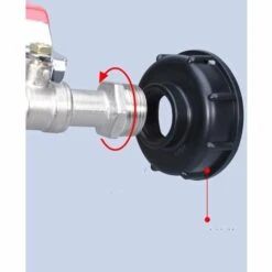 FLYME Robinet Cuve 1000L Robinet Recuperateur Eau De Pluie, Adaptateur De Réservoir D'eau IBC 1/2" Double Robinet Recuperateur Eau De Pluie,Robinet En Matériau En Alliage Fabriqué En PP Filetage Gros 60 Mm 9 FLYME Robinet Cuve 1000L Robinet Recuperateur Eau De Pluie, Adaptateur De Réservoir D'eau IBC 1/2" Double Robinet Recuperateur Eau De Pluie,Robinet En Matériau En Alliage Fabriqué En PP Filetage Gros 60 Mm -Promos Recuperation Magasin 67806892 3