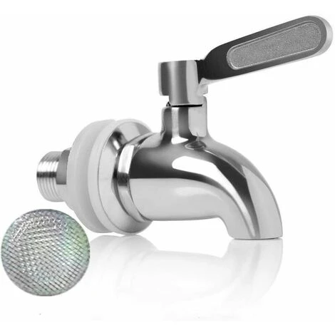 ENLENK Remplacement De Robinet De Distributeur De Boissons,Robinet De Tonneau Du Vin Et De La Bière Ou De Boisson En Acier Inoxydable, Inusable,16mm Robinet De Rechange Pour Distributeur 3 ENLENK Remplacement De Robinet De Distributeur De Boissons,Robinet De Tonneau Du Vin Et De La Bière Ou De Boisson En Acier Inoxydable, Inusable,16mm Robinet De Rechange Pour Distributeur